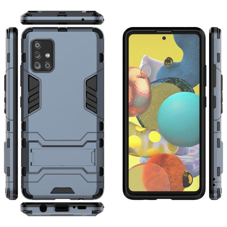 For Galaxy A51 5G PC + TPU Shockproof Protective Case with Holder