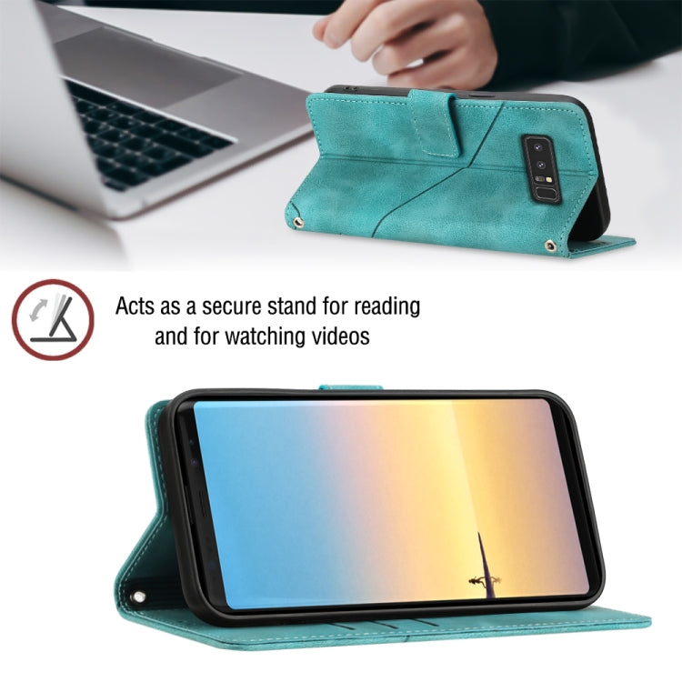 For Samsung Galaxy Note8 Skin-feel Embossed Leather Phone Case