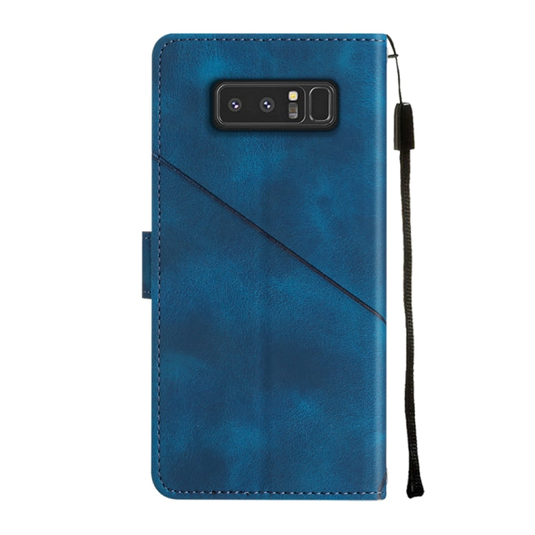 For Samsung Galaxy Note8 Skin-feel Embossed Leather Phone Case