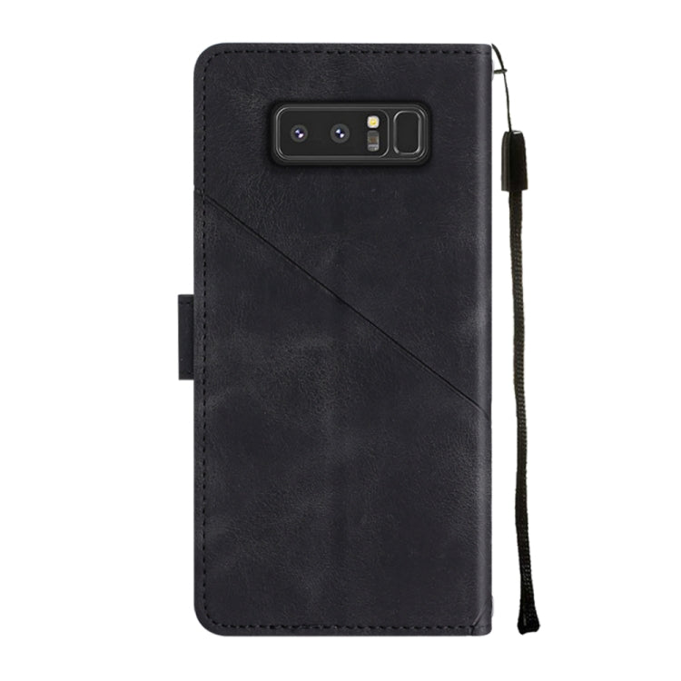 For Samsung Galaxy Note8 Skin-feel Embossed Leather Phone Case