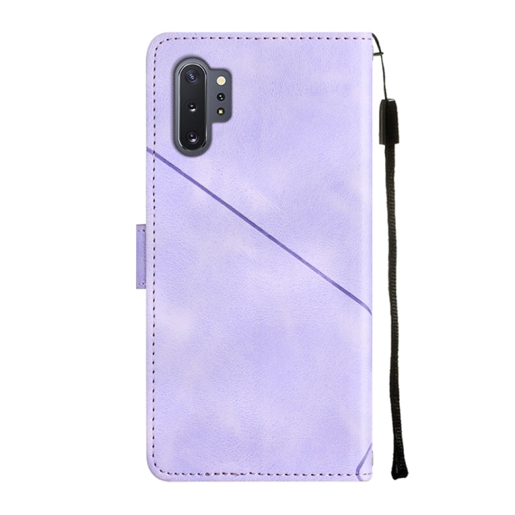 For Samsung Galaxy Note10 Pro / Note10 Pro 5G / Note10+ Skin-feel Embossed Leather Phone Case