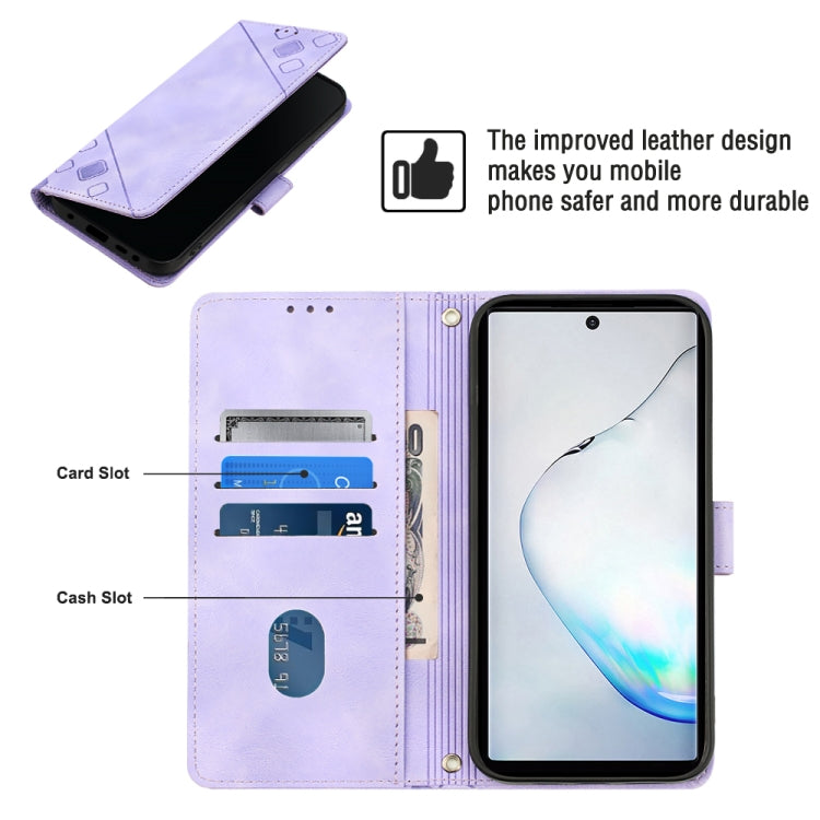 For Samsung Galaxy Note10 Pro / Note10 Pro 5G / Note10+ Skin-feel Embossed Leather Phone Case