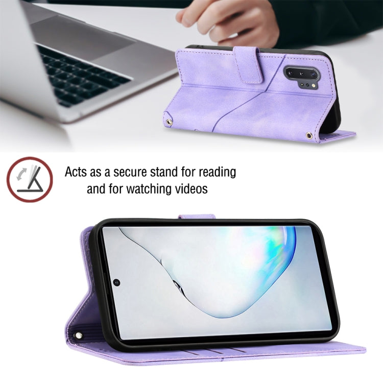For Samsung Galaxy Note10 Pro / Note10 Pro 5G / Note10+ Skin-feel Embossed Leather Phone Case
