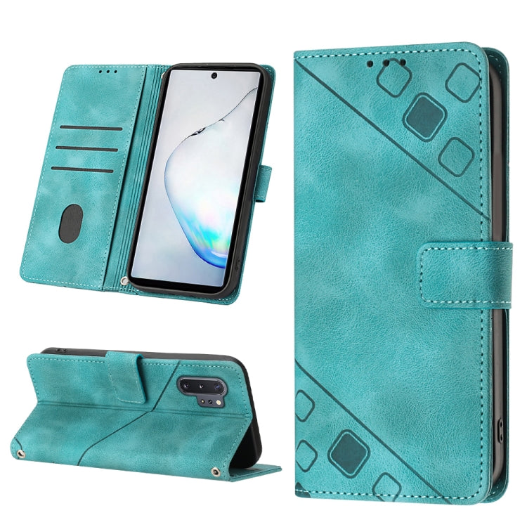 For Samsung Galaxy Note10 Pro / Note10 Pro 5G / Note10+ Skin-feel Embossed Leather Phone Case