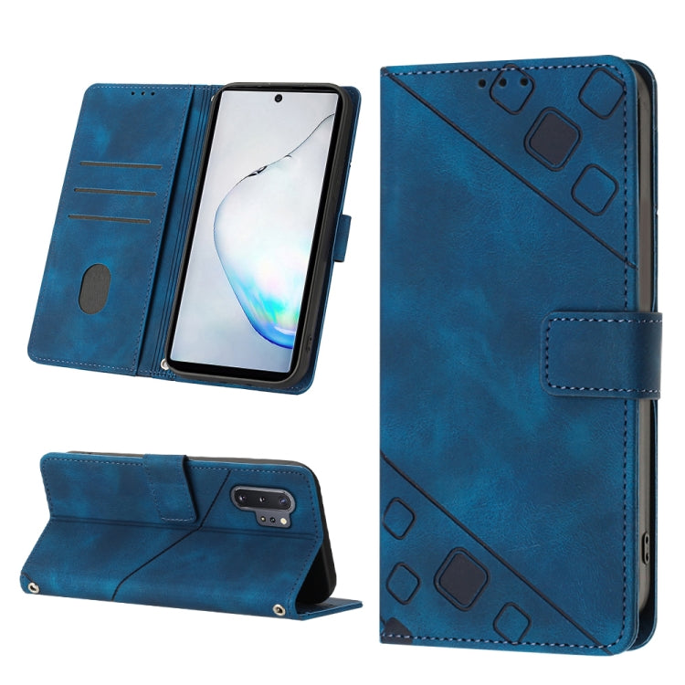 For Samsung Galaxy Note10 Pro / Note10 Pro 5G / Note10+ Skin-feel Embossed Leather Phone Case