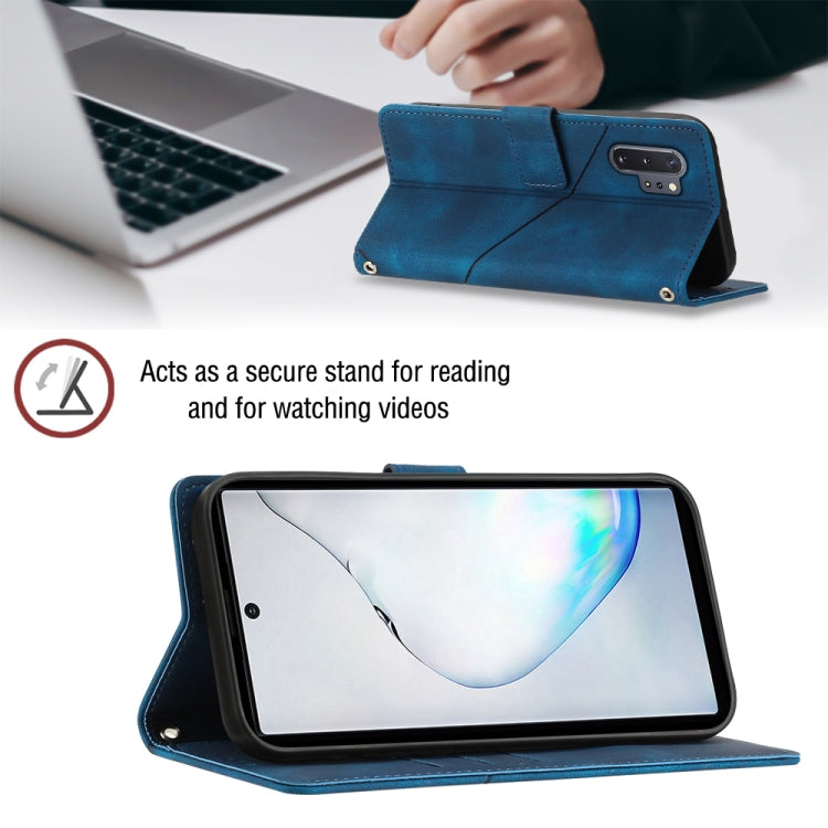 For Samsung Galaxy Note10 Pro / Note10 Pro 5G / Note10+ Skin-feel Embossed Leather Phone Case