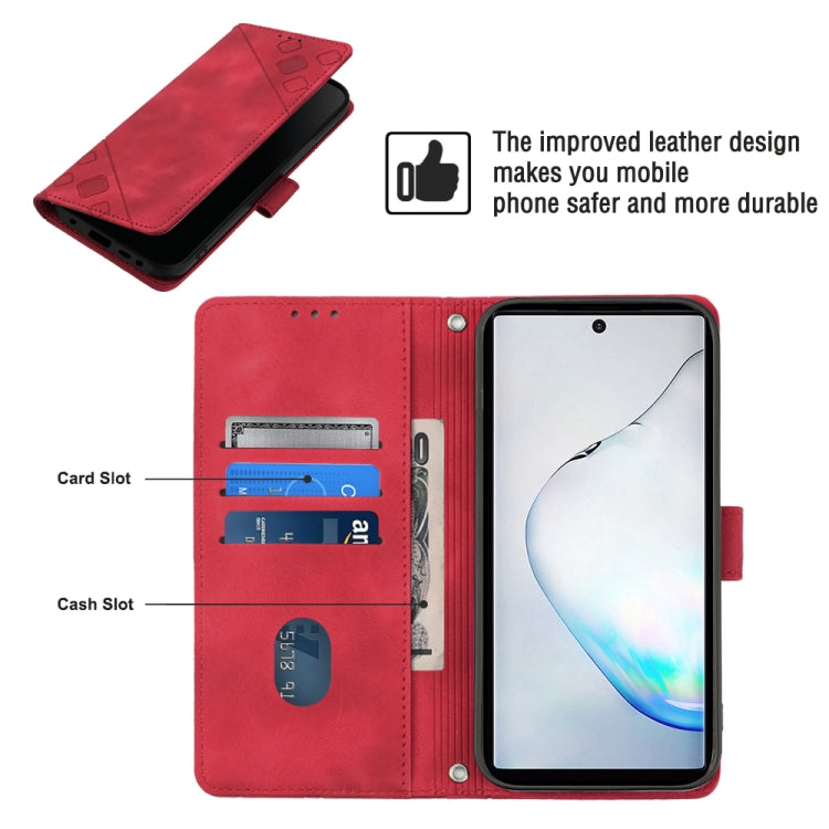 For Samsung Galaxy Note10 Pro / Note10 Pro 5G / Note10+ Skin-feel Embossed Leather Phone Case