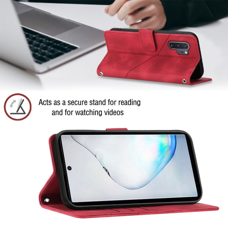 For Samsung Galaxy Note10 Pro / Note10 Pro 5G / Note10+ Skin-feel Embossed Leather Phone Case