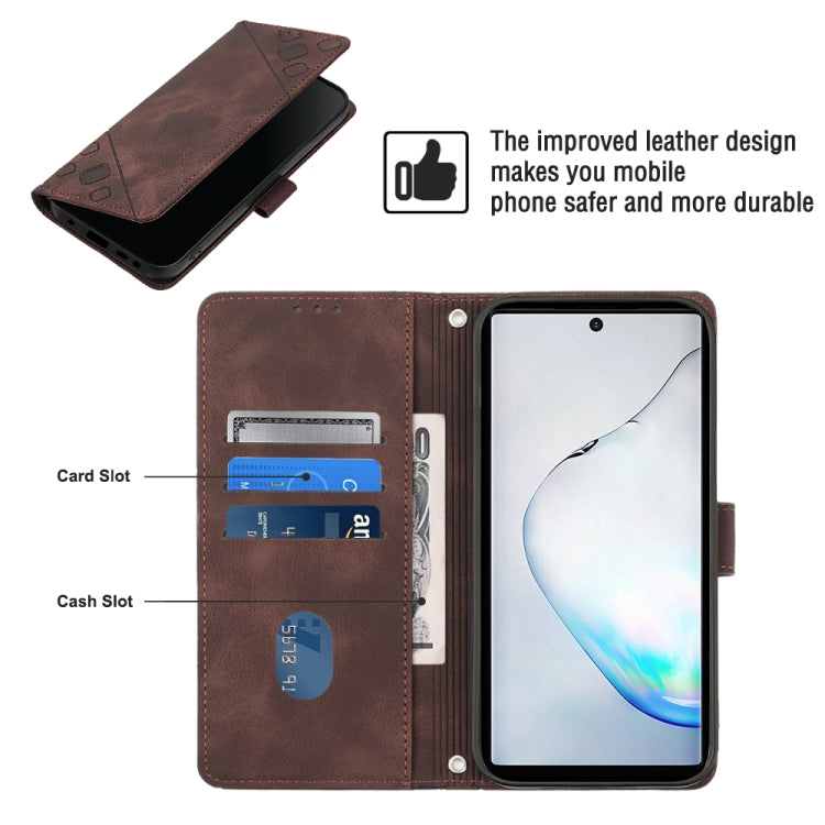 For Samsung Galaxy Note10 Pro / Note10 Pro 5G / Note10+ Skin-feel Embossed Leather Phone Case