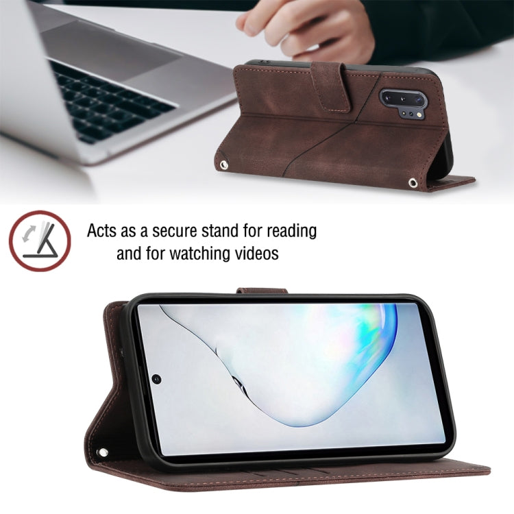 For Samsung Galaxy Note10 Pro / Note10 Pro 5G / Note10+ Skin-feel Embossed Leather Phone Case