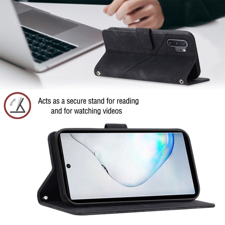 For Samsung Galaxy Note10 Pro / Note10 Pro 5G / Note10+ Skin-feel Embossed Leather Phone Case