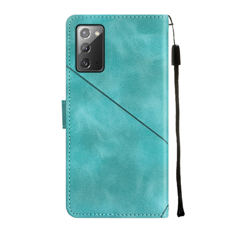 For Samsung Galaxy Note20 Skin-feel Embossed Leather Phone Case