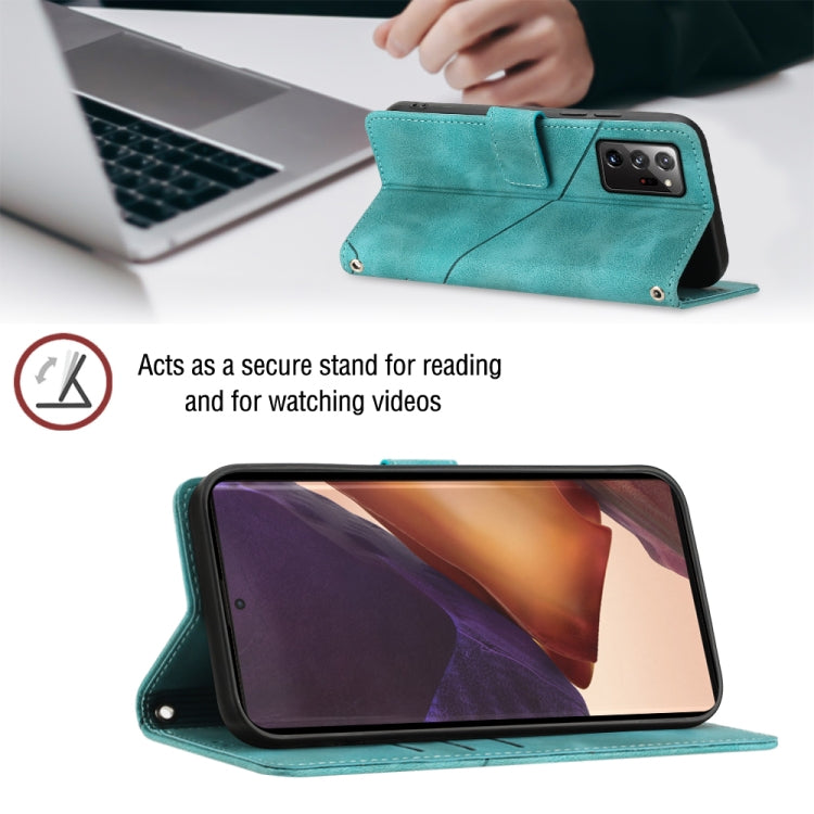 For Samsung Galaxy Note20 Ultra Skin-feel Embossed Leather Phone Case