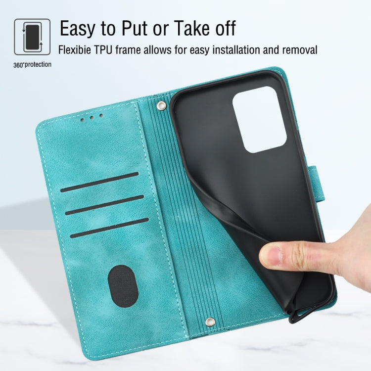 For Samsung Galaxy Note20 Ultra Skin-feel Embossed Leather Phone Case