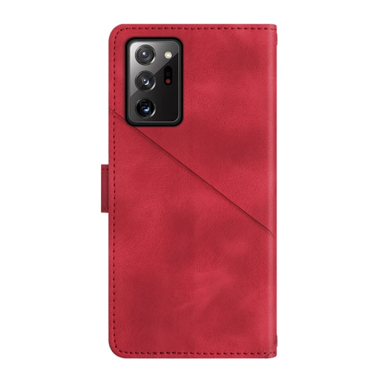 For Samsung Galaxy Note20 Ultra Skin-feel Embossed Leather Phone Case