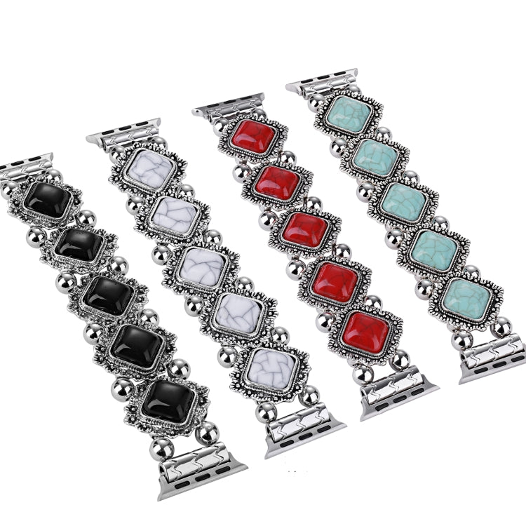 Retro Pine Stone Metal Watch Band For Apple Watch Ultra 49mm&Watch Ultra 2 49mm / Series 9&8&7 45mm / SE 3&SE 2&6&SE&5&4 44mm / 3&2&1 42mm