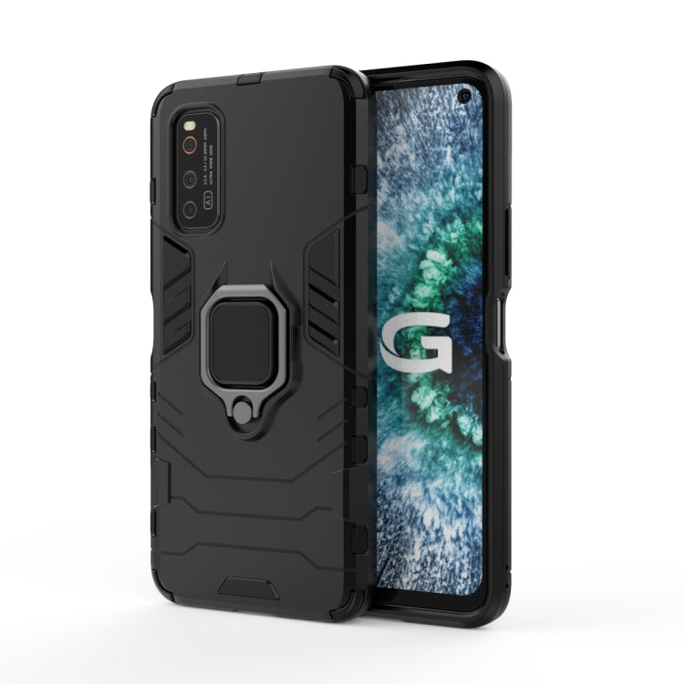 For Vivo IQOO Neo 3 PC + TPU Protective Case with Magnetic Ring Holder