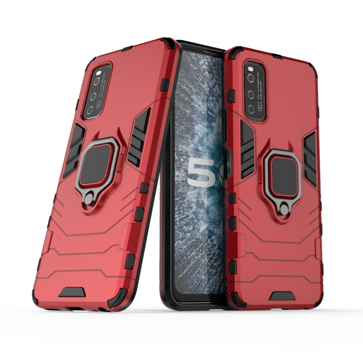 For Vivo IQOO Neo 3 PC + TPU Protective Case with Magnetic Ring Holder