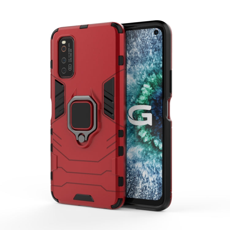 For Vivo IQOO Neo 3 PC + TPU Protective Case with Magnetic Ring Holder