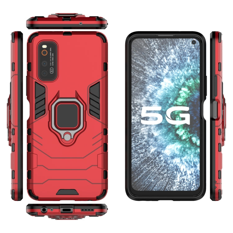 For Vivo IQOO Neo 3 PC + TPU Protective Case with Magnetic Ring Holder