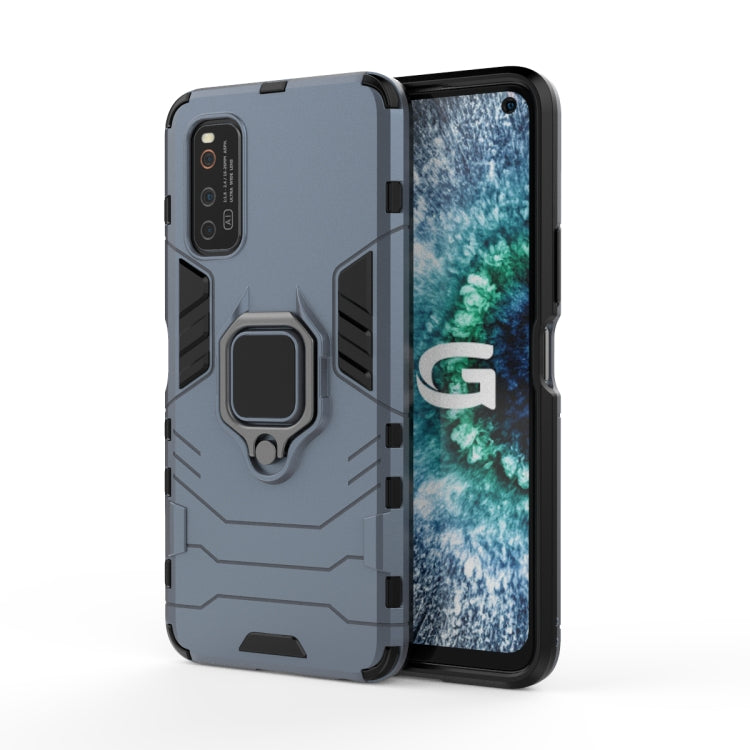 For Vivo IQOO Neo 3 PC + TPU Protective Case with Magnetic Ring Holder