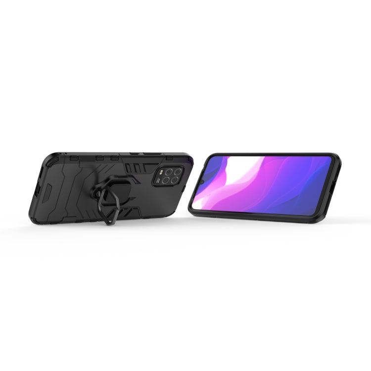 For Xiaomi MI 10 Lite PC + TPU Protective Case with Magnetic Ring Holder