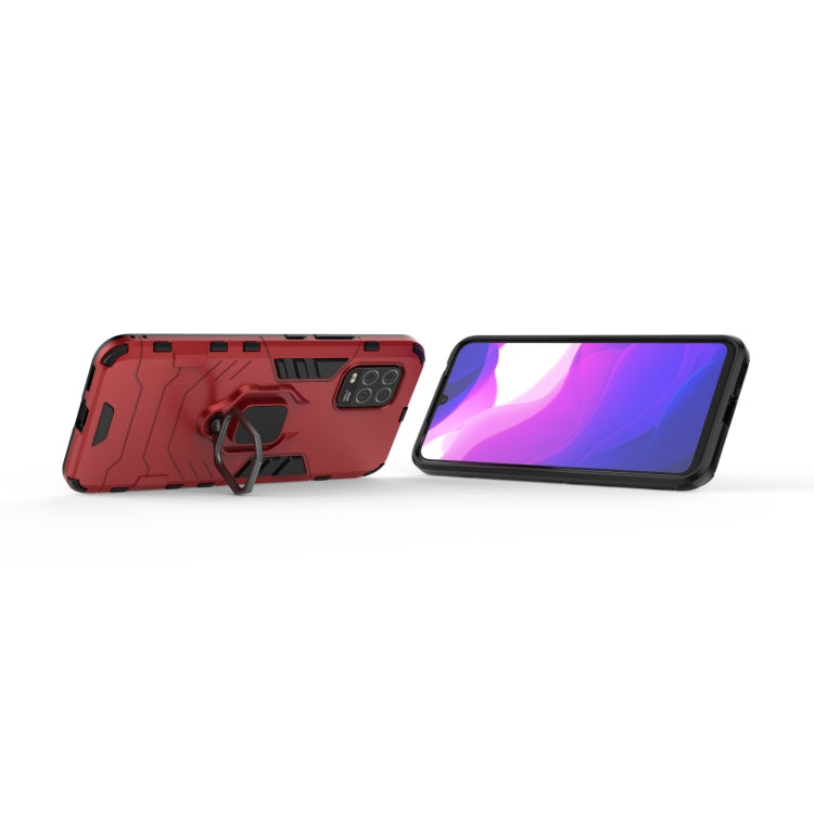 For Xiaomi MI 10 Lite PC + TPU Protective Case with Magnetic Ring Holder