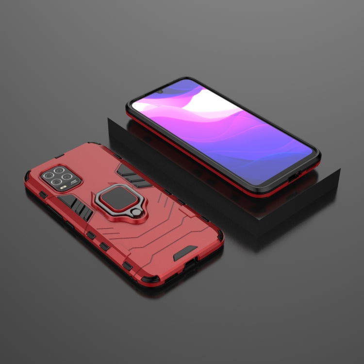 For Xiaomi MI 10 Lite PC + TPU Protective Case with Magnetic Ring Holder