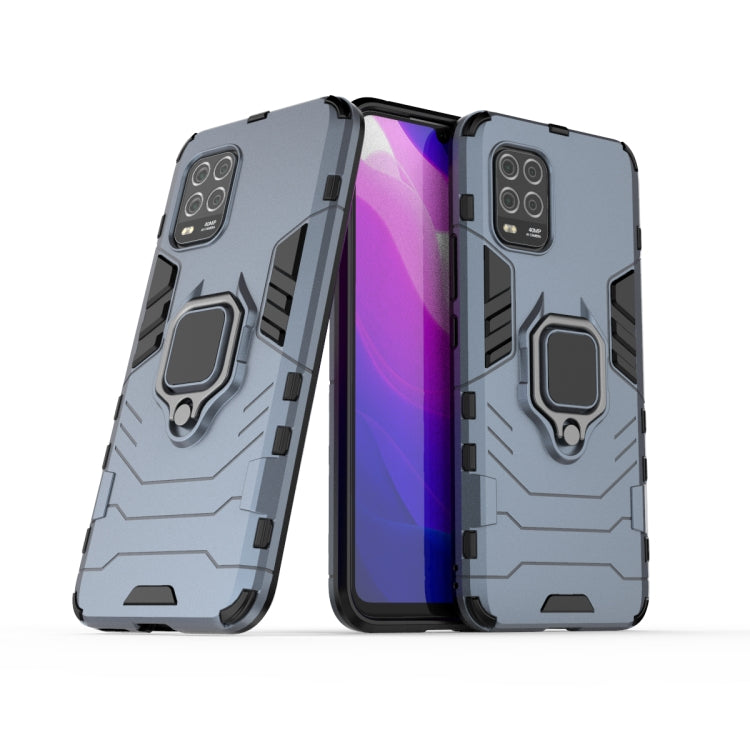For Xiaomi MI 10 Lite PC + TPU Protective Case with Magnetic Ring Holder