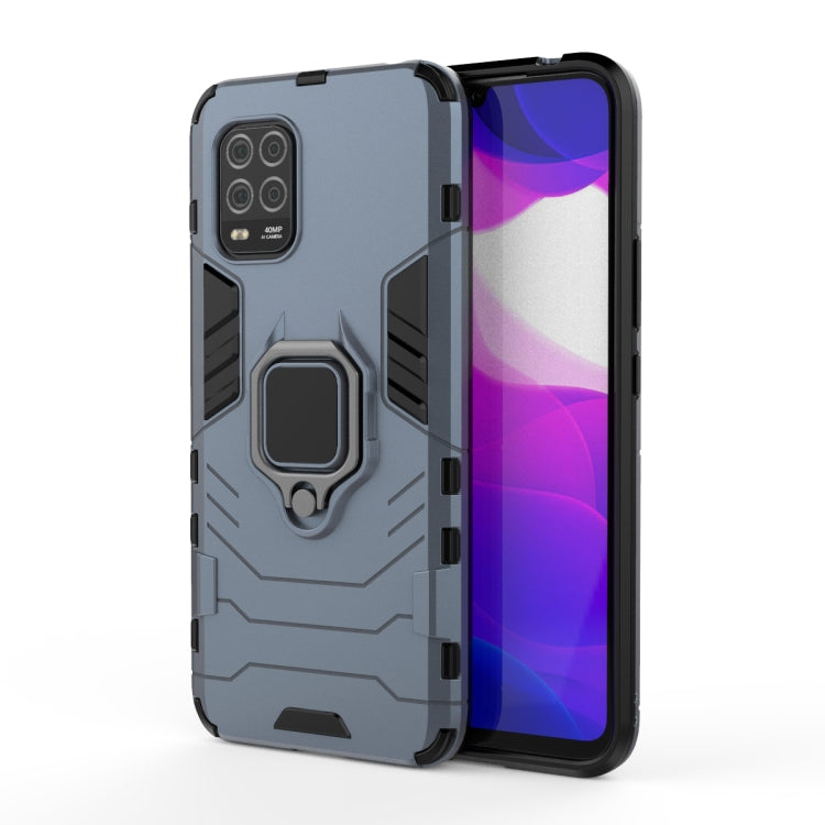 For Xiaomi MI 10 Lite PC + TPU Protective Case with Magnetic Ring Holder