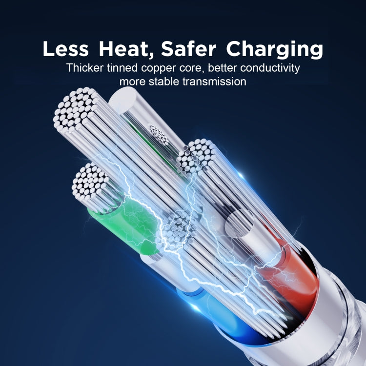JOYROOM S-UL012A13 2.4A USB to 8 Pin Fast Charging Data Cable, Length:2m