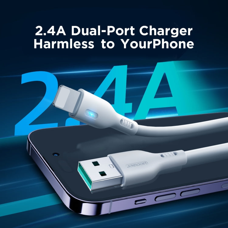 JOYROOM S-UL012A13 2.4A USB to 8 Pin Fast Charging Data Cable, Length:2m