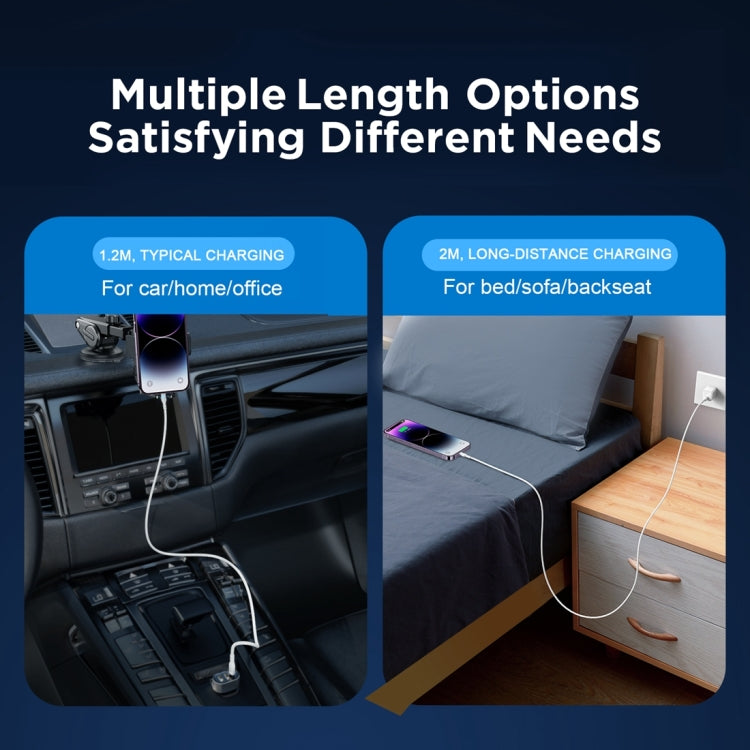 JOYROOM S-CL020A13 20W USB-C / Type-C to 8 Pin Fast Charging Data Cable, Length:1.2m