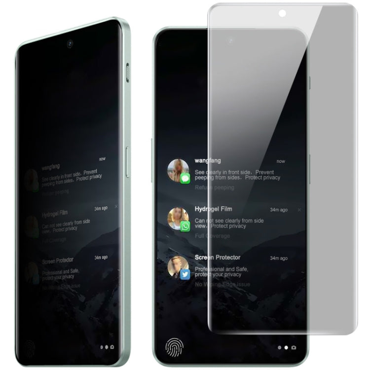 For OnePlus Ace 2V 5G IMAK Curved Full Screen Privacy Hydraulic Film III
