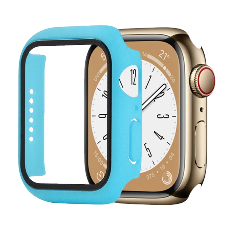 Shockproof PC+Tempered Glass Watch Protective Case For Apple Watch Series 8&7 41mm