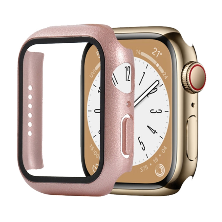 Shockproof PC+Tempered Glass Watch Protective Case For Apple Watch Series 8&7 41mm