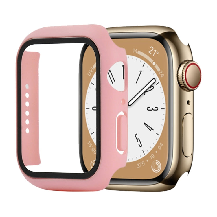 Shockproof PC+Tempered Glass Watch Protective Case For Apple Watch Series 8&7 41mm