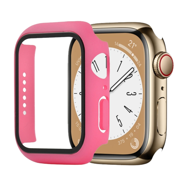 Shockproof PC+Tempered Glass Watch Protective Case For Apple Watch Series 8&7 41mm