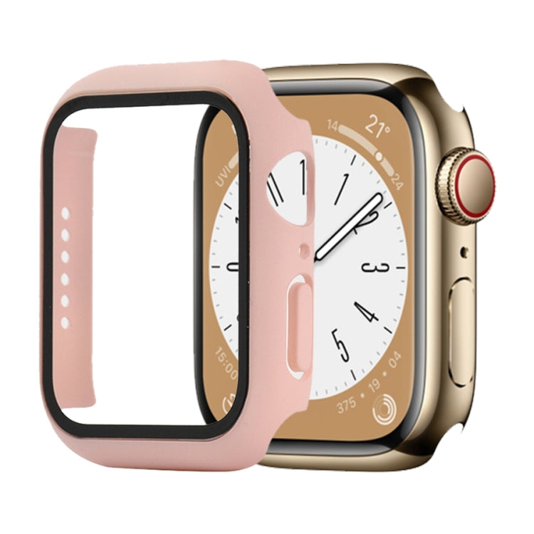 Shockproof PC+Tempered Glass Watch Protective Case For Apple Watch Series 8&7 45mm