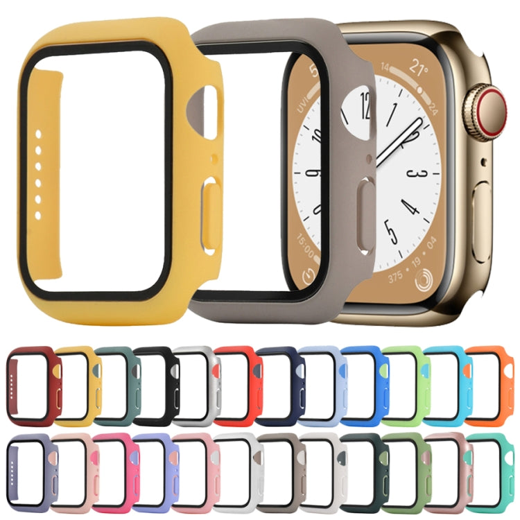 Shockproof PC+Tempered Glass Watch Protective Case For Apple Watch Series 8&7 45mm