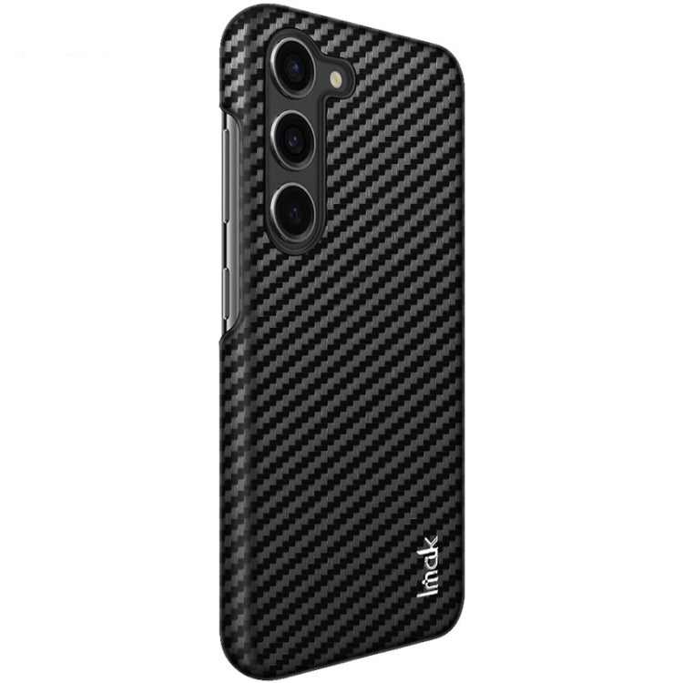 For Samsung Galaxy S23 5G imak Ruiyi Series Carbon Fiber PU + PC Phone Case(Black)