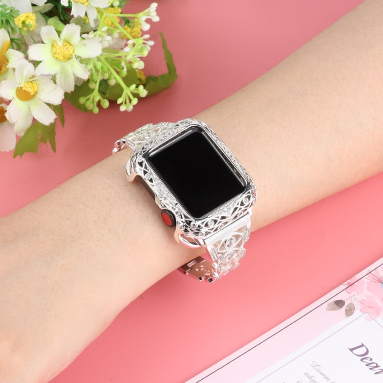 Copper Eye Metal Watch Band For Apple Watch Series 9&8&7 41mm / SE 3&SE 2&6&SE&5&4 40mm / 3&2&1 38mm