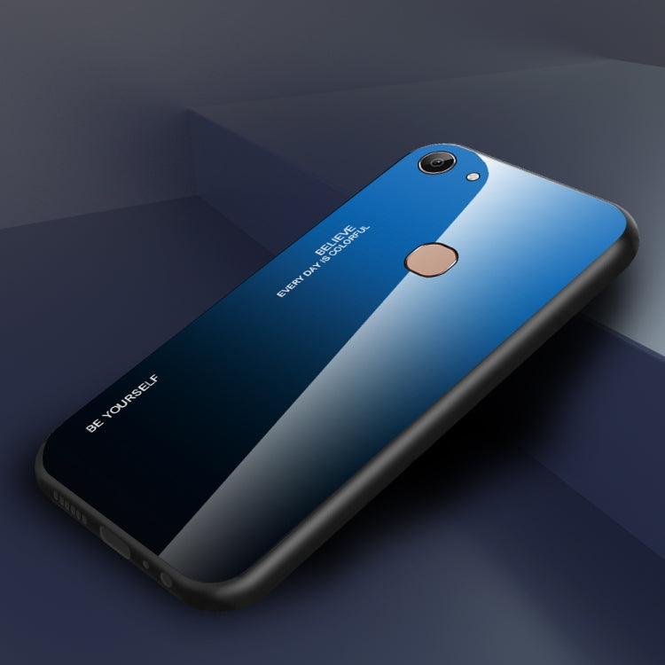 For Vivo Y83 Gradient Color Glass Case