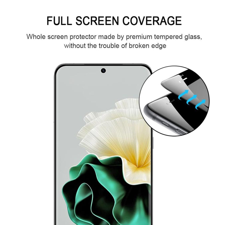 For Huawei P60 / P60 Pro / P60 Art Edge Glue 3D Curved Edge Full Screen Tempered Glass Film