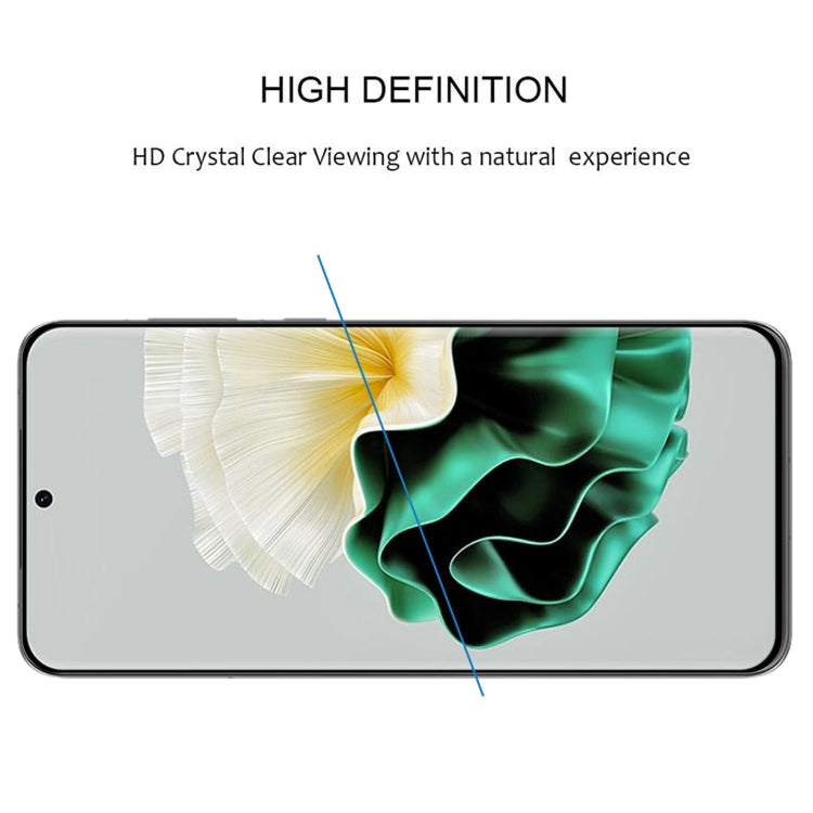For Huawei P60 / P60 Pro / P60 Art Edge Glue 3D Curved Edge Full Screen Tempered Glass Film