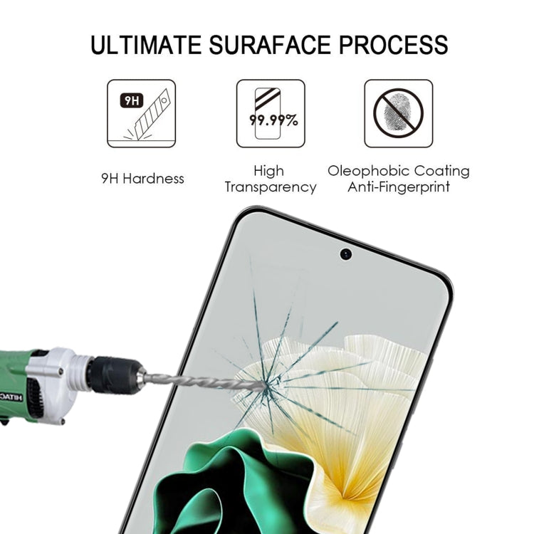 For Huawei P60 / P60 Pro / P60 Art Edge Glue 3D Curved Edge Full Screen Tempered Glass Film