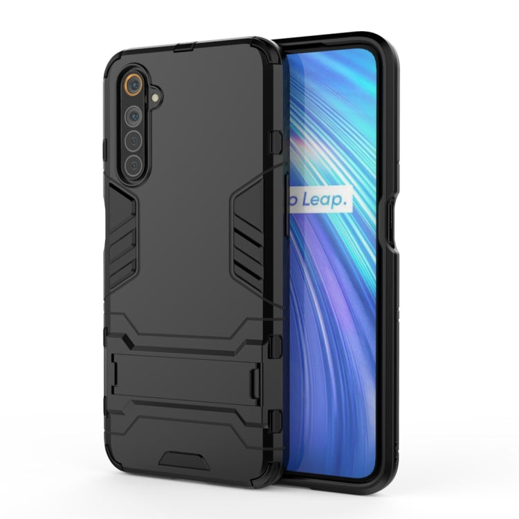 For OPPO Realme 6 PC + TPU Shockproof Protective Case with Invisible Holder