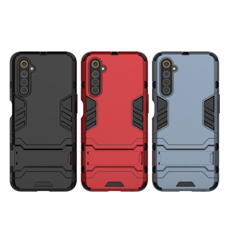 For OPPO Realme 6 PC + TPU Shockproof Protective Case with Invisible Holder