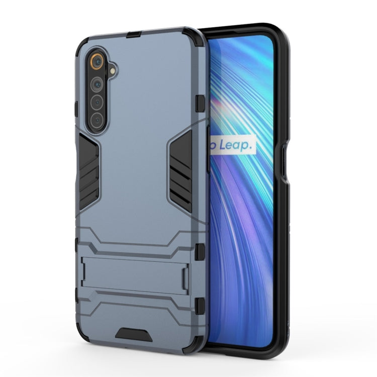 For OPPO Realme 6 PC + TPU Shockproof Protective Case with Invisible Holder