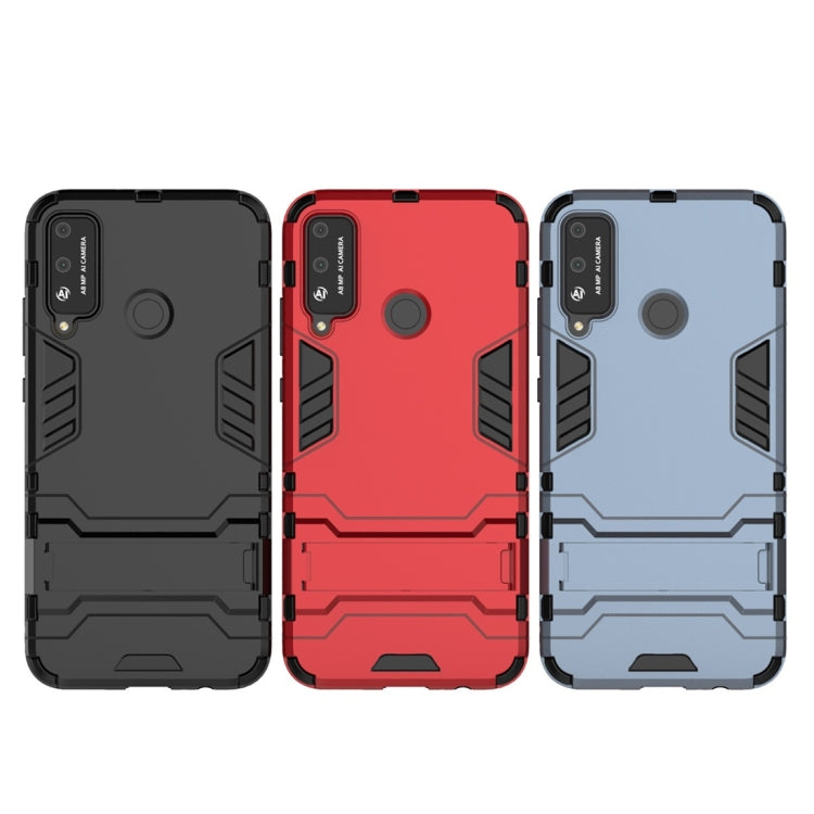 For Huawei Honor Play 4T PC + TPU Shockproof Protective Case with Invisible Holder